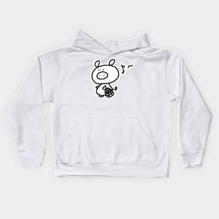 Shopping Boo the kawaii pig. Kids Hoodie